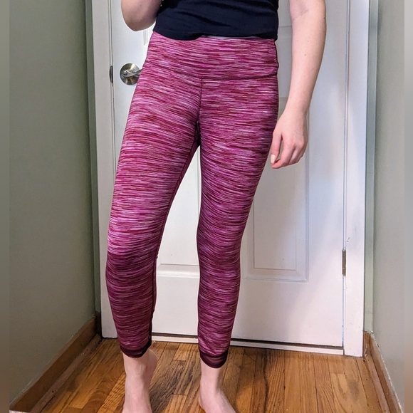 Old Navy Active Go-Dry Crop Pink Leggings | Size Small - Picture 2 of 9